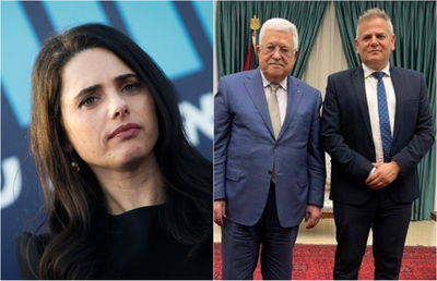 יו"ר מרצ ויו"ר הרשות בפגישתם, אמש