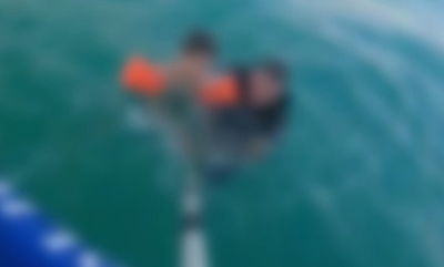 שוטר קפץ למים וחילץ את הילד המיוחד; צפו