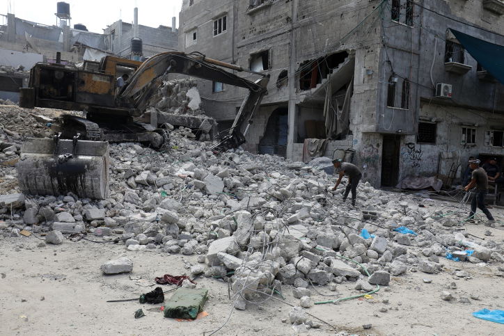 ההריסות בעזה אחרי המבצע האחרון