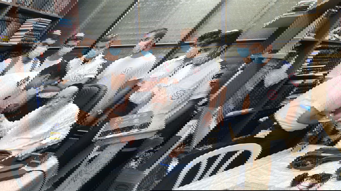 לפני תחילת 'זמן חורף': מד"א חיסנו והתברכו מראש הישיבה