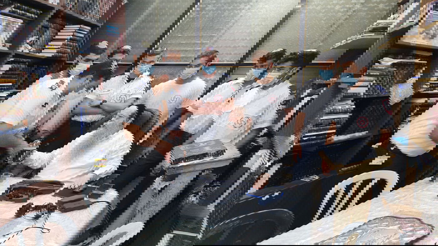 לפני תחילת 'זמן חורף': מד"א חיסנו והתברכו מראש הישיבה