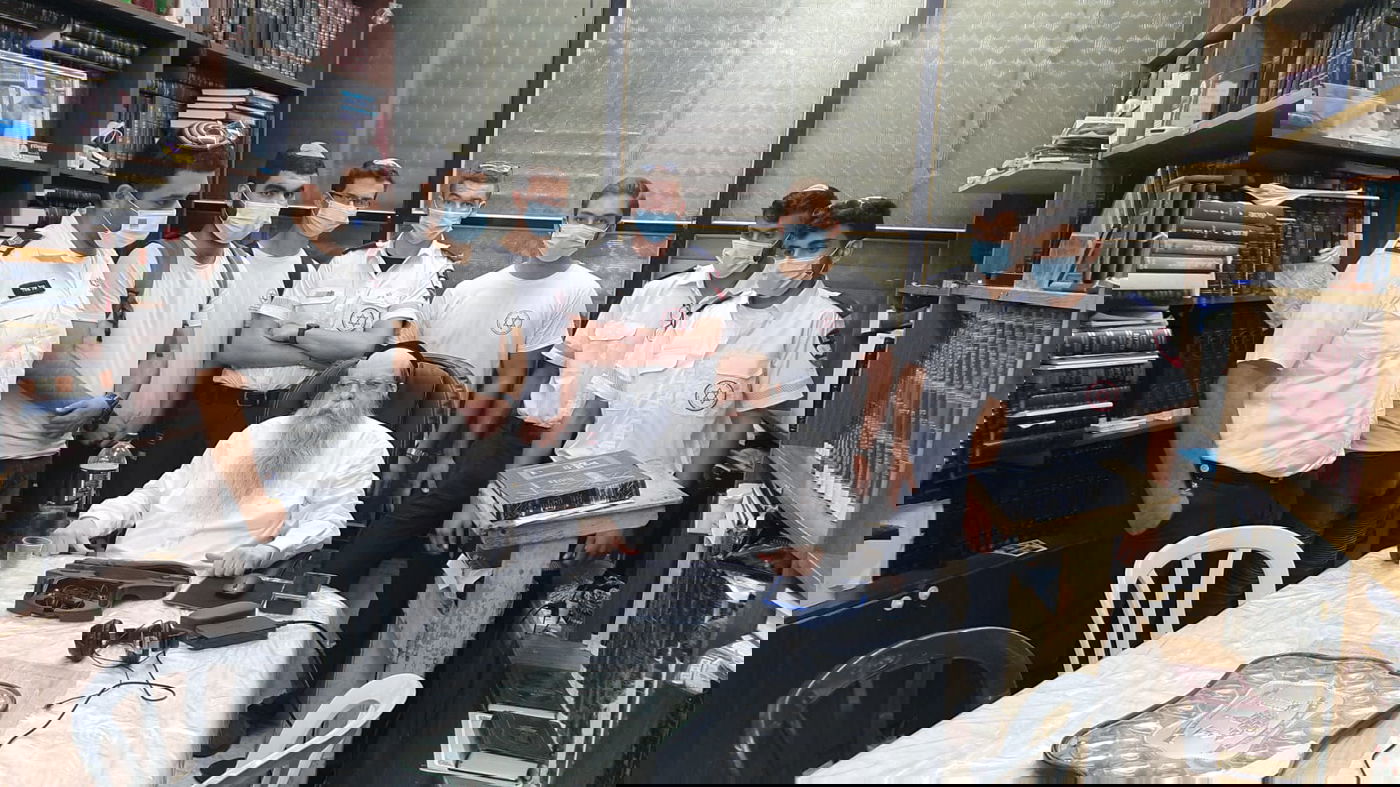 לפני תחילת 'זמן חורף': מד"א חיסנו והתברכו מראש הישיבה