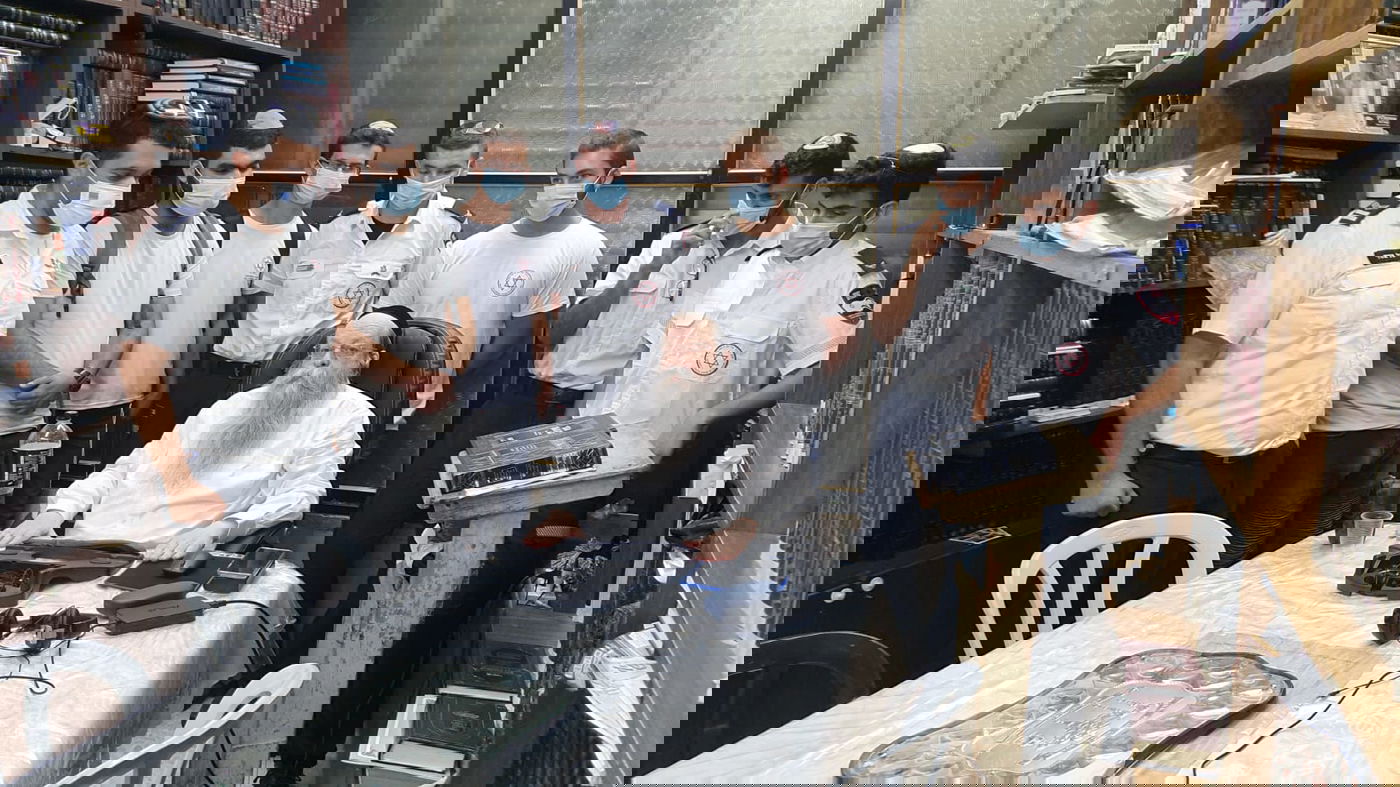 לפני תחילת 'זמן חורף': מד"א חיסנו והתברכו מראש הישיבה