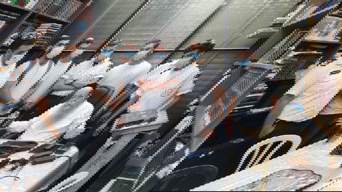 לפני תחילת 'זמן חורף': מד"א חיסנו והתברכו מראש הישיבה