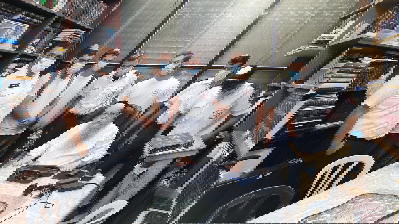 לפני תחילת 'זמן חורף': מד"א חיסנו והתברכו מראש הישיבה