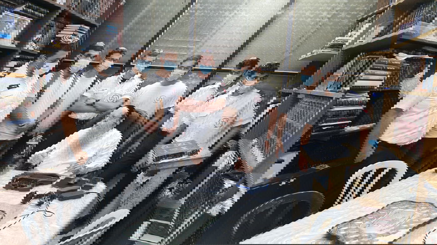 לפני תחילת 'זמן חורף': מד"א חיסנו והתברכו מראש הישיבה