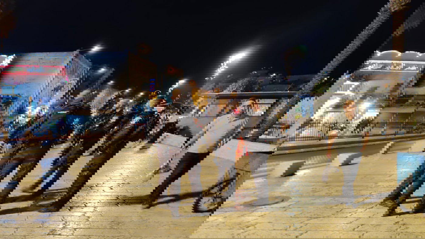 4 עצורים בעימותים בשער שכם בי-ם • תיעוד