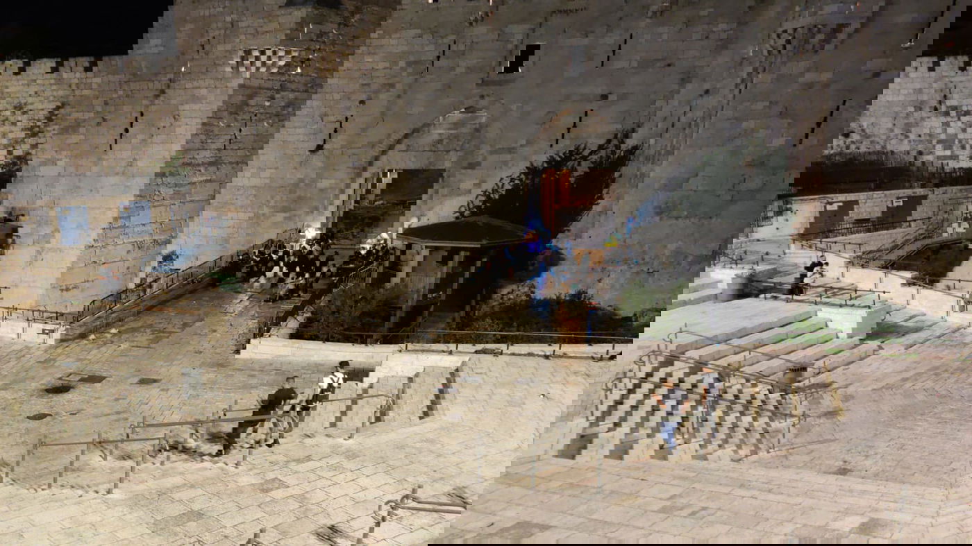 4 עצורים בעימותים בשער שכם בי-ם • תיעוד