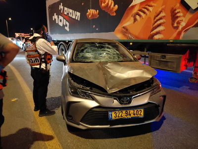 זירת התאונה