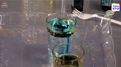 גשם צבעוני בכוס מים: ניסוי מסקרן - לילדים