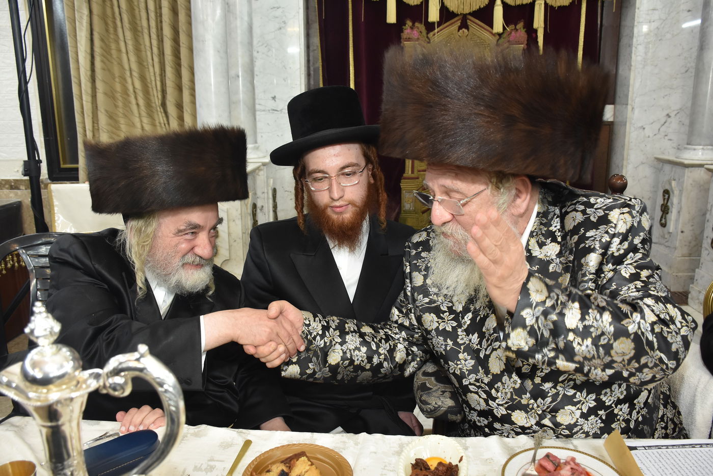 שמחת התנאים בחצרות שאץ - רחמסטריווקא - מאקאווא