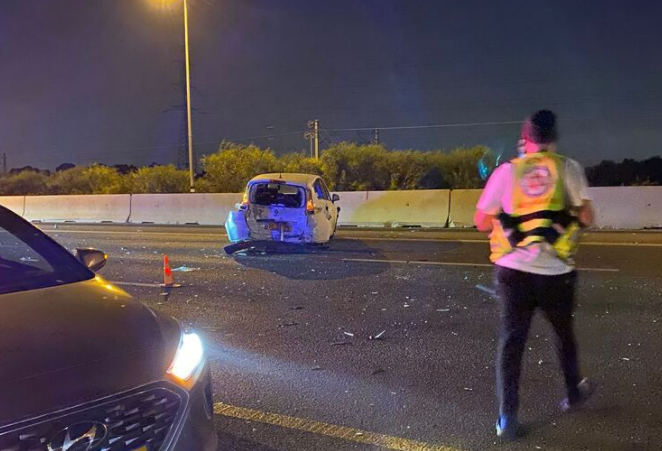 זירת התאונה