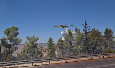 השריפה ביער גבעות: הושגה שליטה • צפו