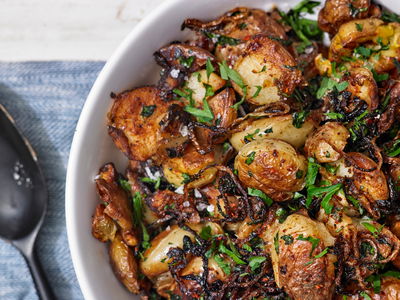 תפוחי אדמה מעוכים קריספיים