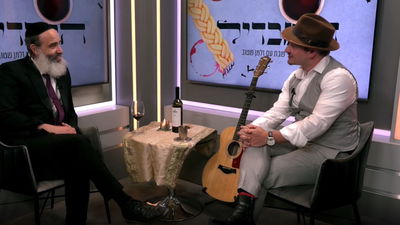 הרב פנגר עם זלמן שטוב