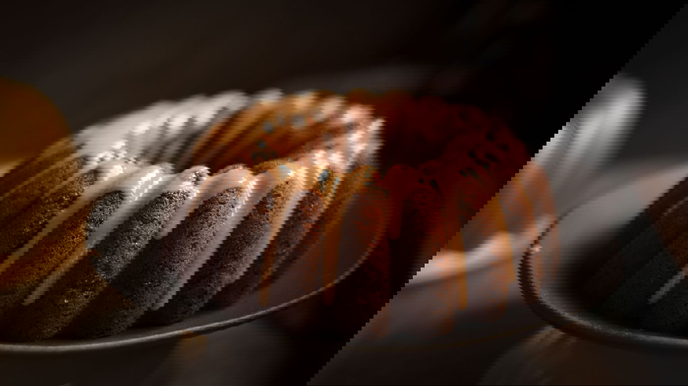 עוגת קפה בחושה עם זיגוג קפה