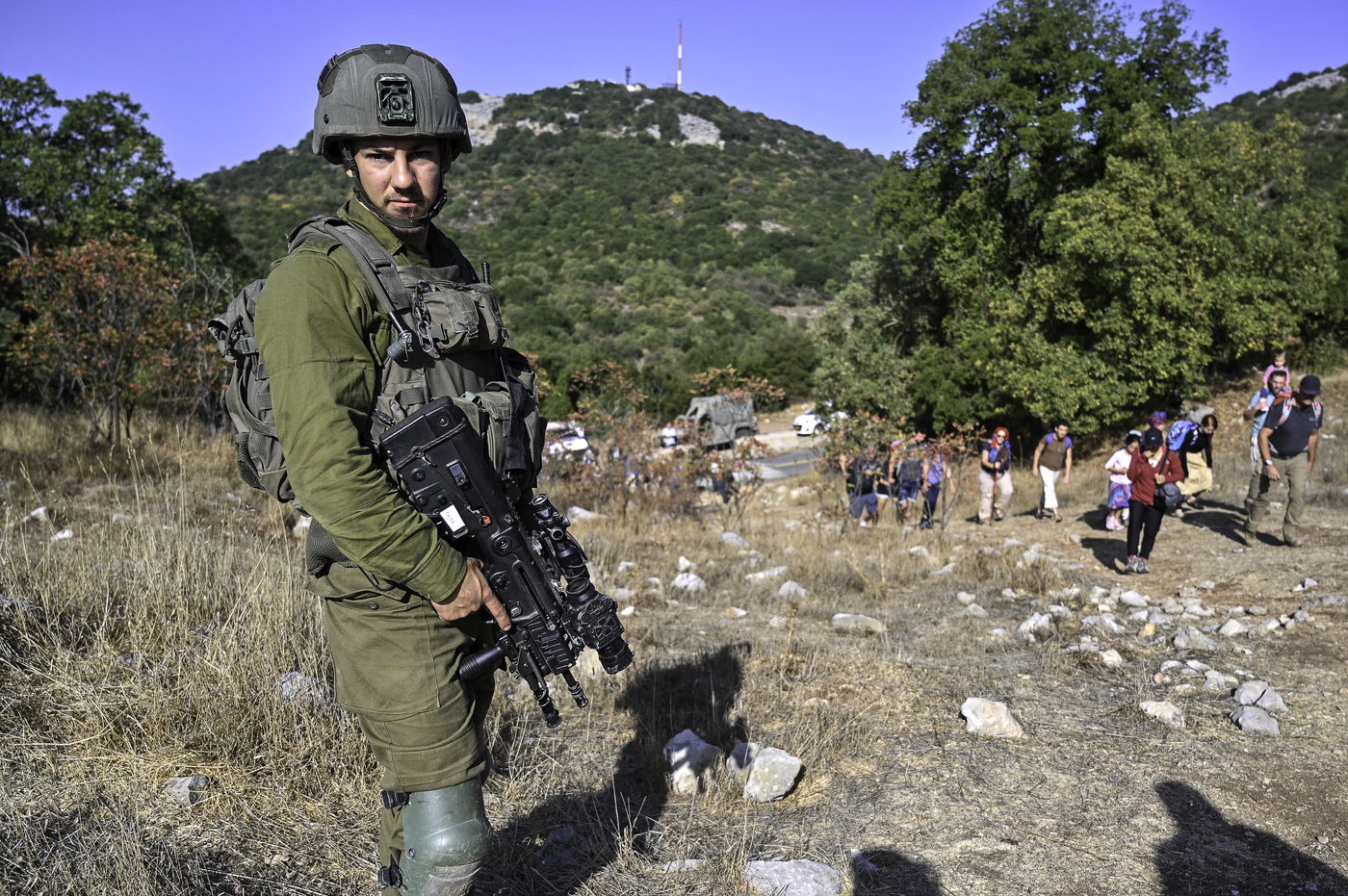 תיעוד: יהודים עלו ל'הר הבתרים' בגבול לבנון