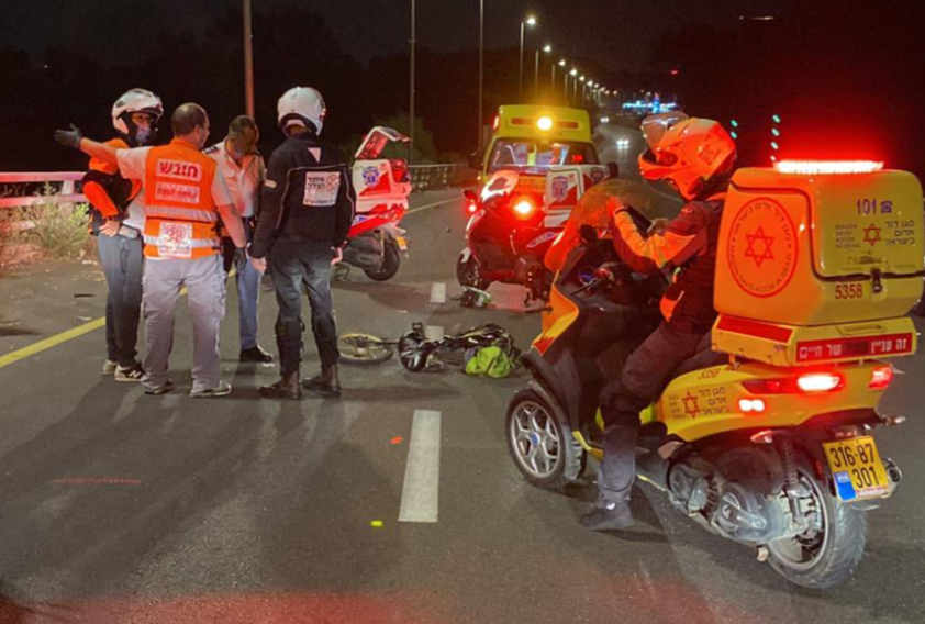 זירת התאונה