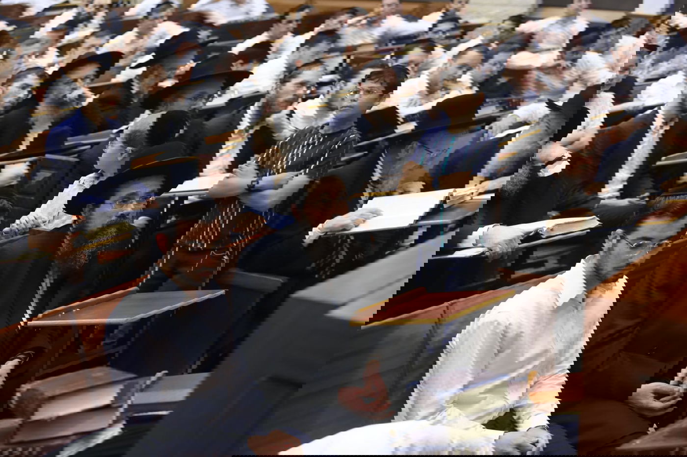 הגר"ד לנדו חיזק את 'מיר ברכפלד' • תיעוד