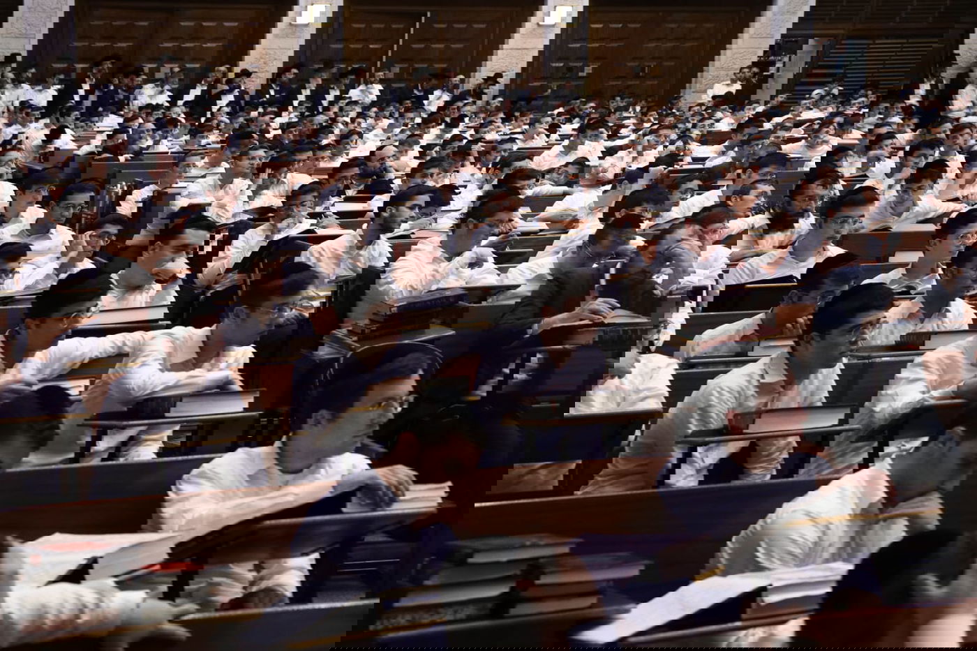 הגר"ד לנדו חיזק את 'מיר ברכפלד' • תיעוד