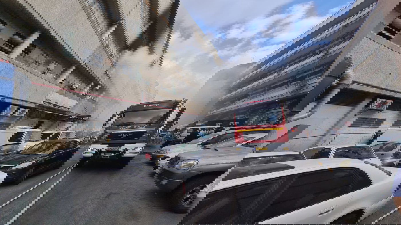 גבעת שאול: שריפה פרצה ב"בית הדפוס"