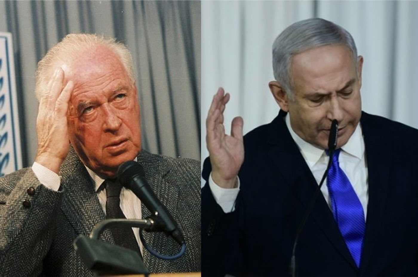 נתניהו ורבין