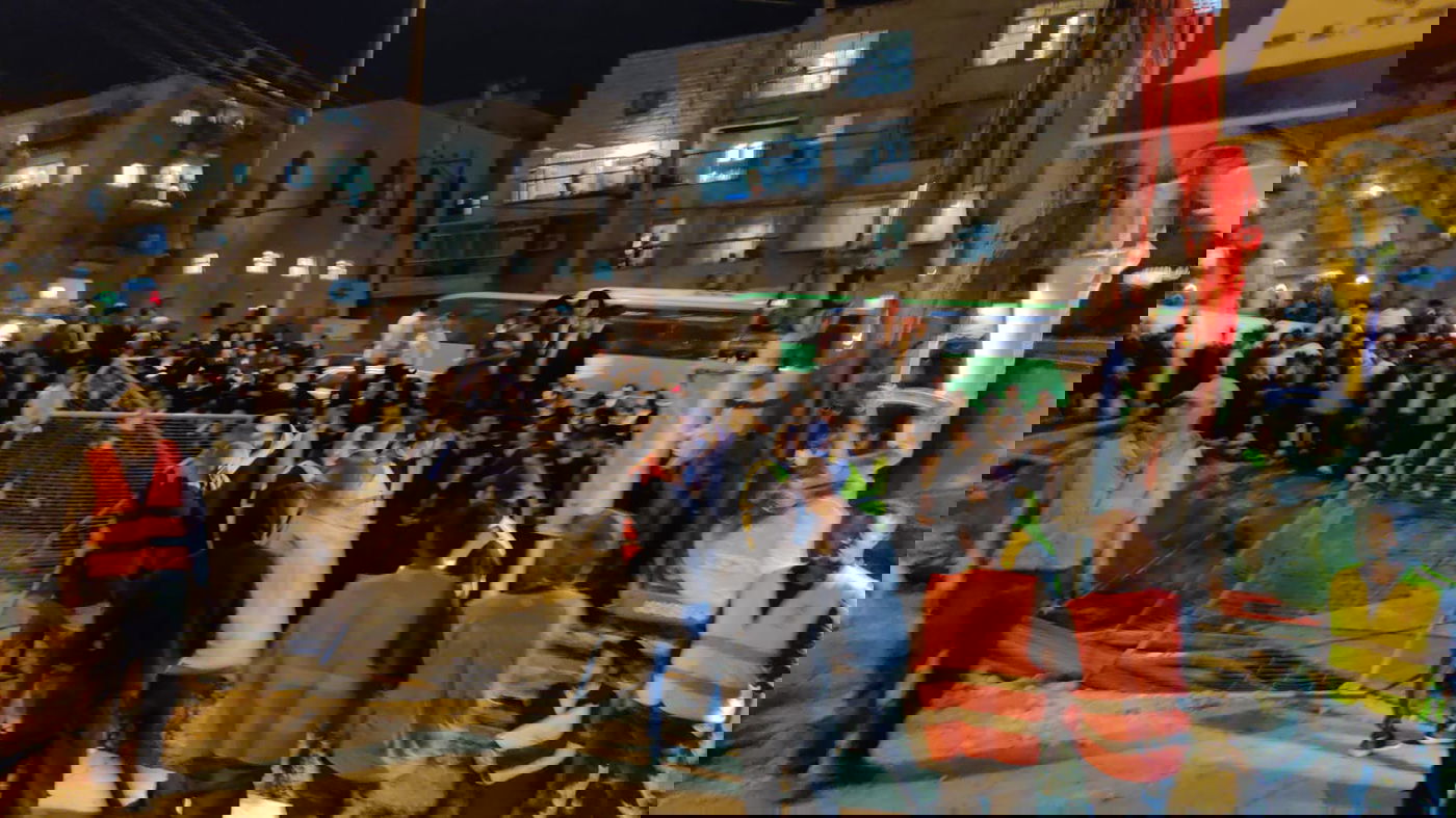 הקיצונים חזרו להפגין נגד הרכבת הקלה; צפו