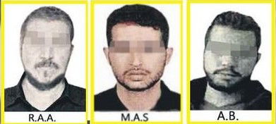 חלק מהחשודים שתמונתם פורסמה