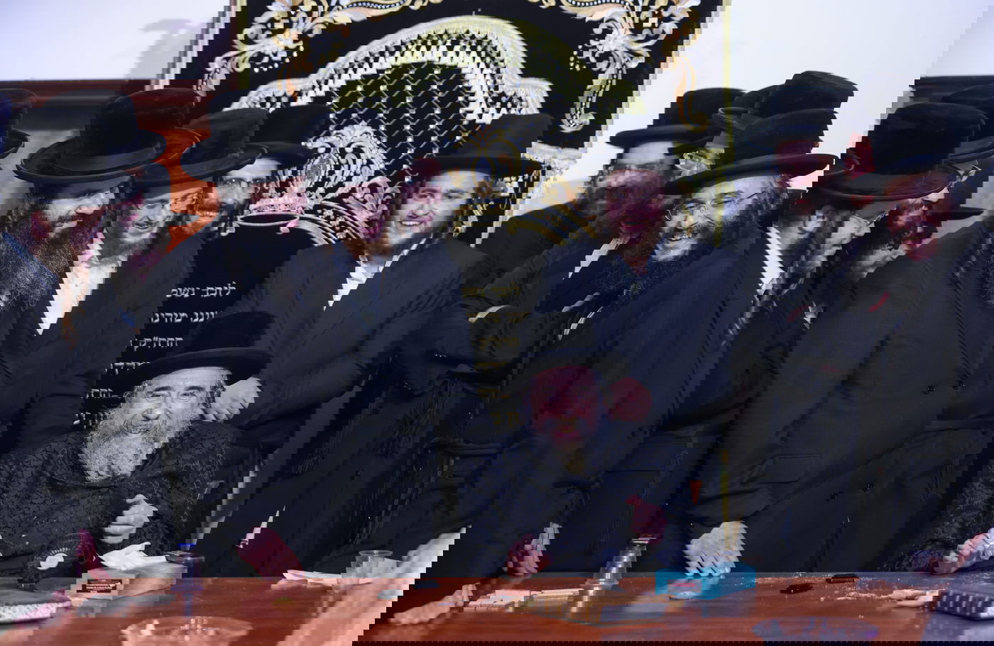 הרבי מרחמסטריווקא קידש לבנה בצפת