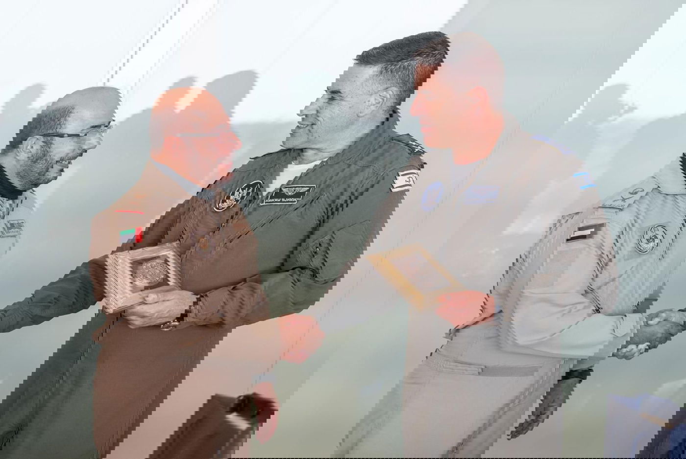 מפקד חיל האוויר של איחוד האמירויות בתרגיל ישראלי; תיעוד מיוחד