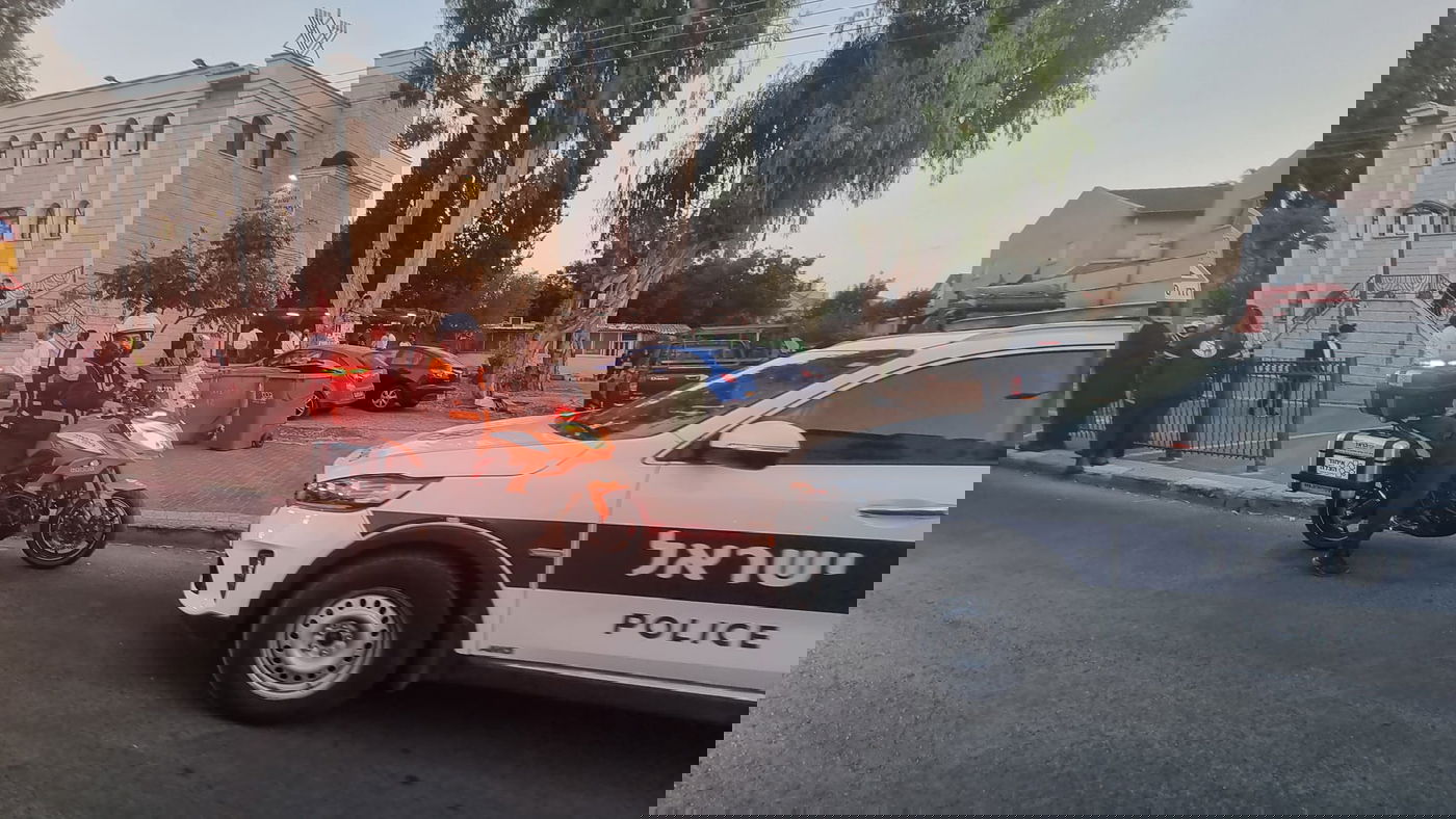 זירת האירוע בפתח תקווה