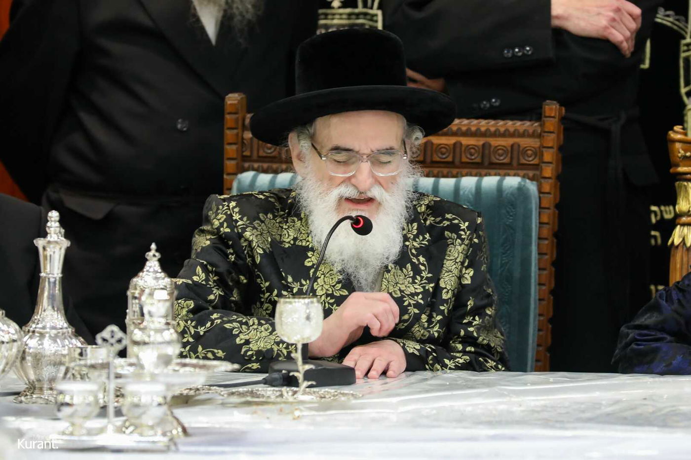 ביארצייט: האדמו"ר מויז'ניץ הפתיע את חסידי קרעטשניף