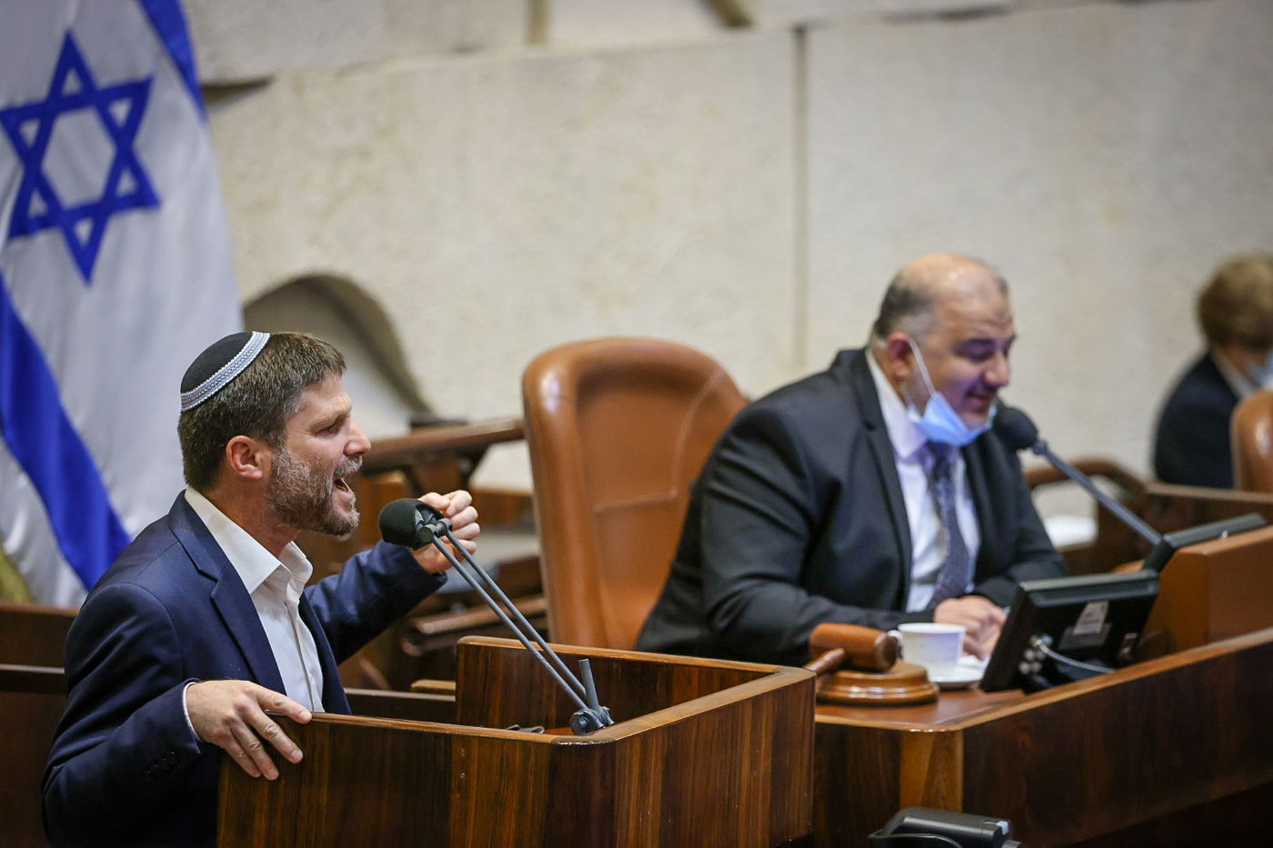 עבאס וסמוטריץ, היום במליאה