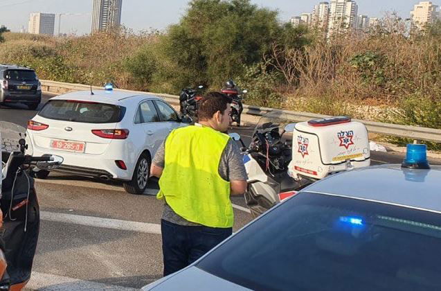 מזירת התאונה