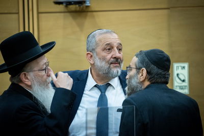 ראשי המפלגות החרדיות. אייכלר אמר בפומבי מה שאחרים אומרים בחדרים הסגורים