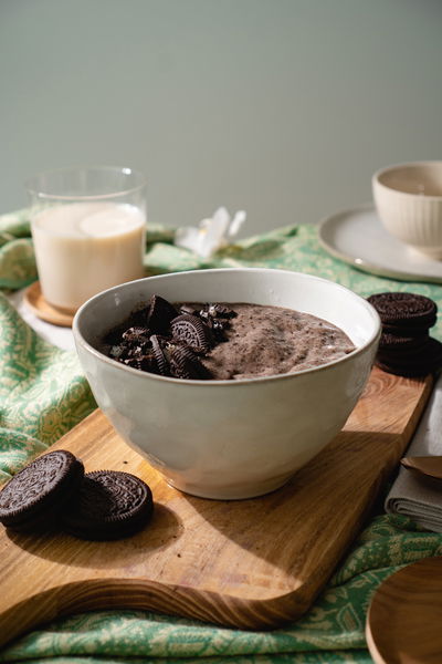 שייק בננות ועוגיות אוראו