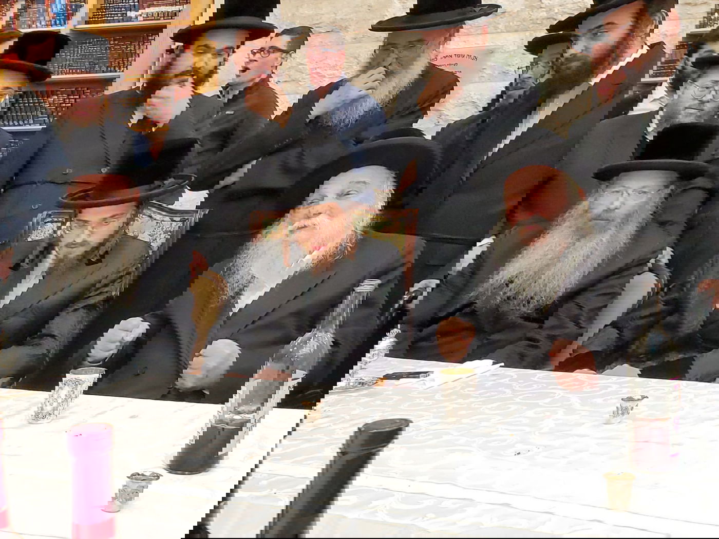 צפו: מעמד הקבלת פנים לאדמו"ר מסאדיגורה