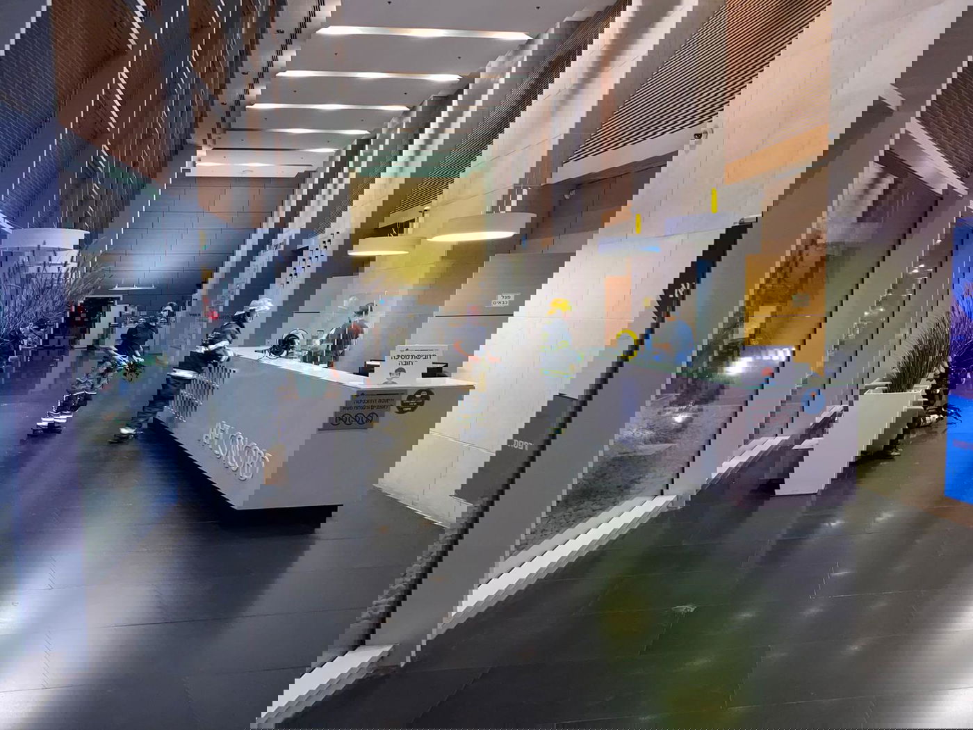 בני ברק: שריפה פרצה בחניון מגדל משרדים