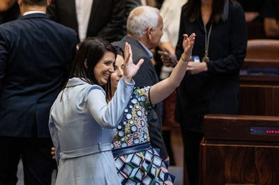 פינטו לצד עידית סילמן בכנסת