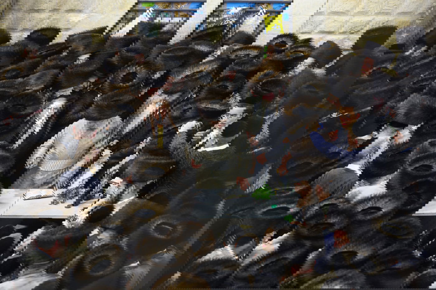 תיעוד: האדמו"ר מפינסק קרלין שבת במירון