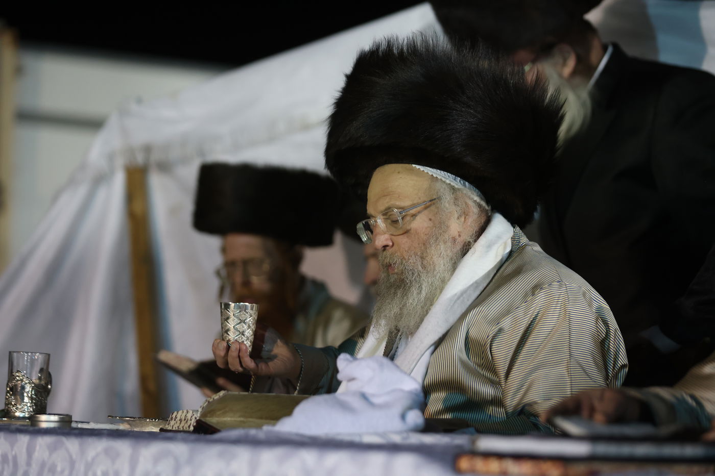 תיעוד: האדמו"ר מפינסק קרלין שבת במירון