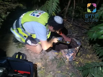 חילוץ הכלב במושב מחסיה