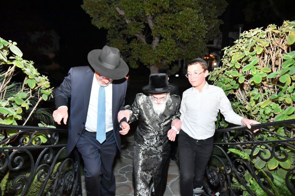 לטובת המוסדות בישראל: ביקורו של האדמו"ר מויז'ניץ בלוס אנג'לס