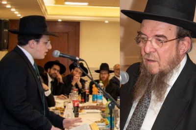 ראש הישיבה הגאון רבי יונתן וילנסקי, עם הבחורים שסיימו