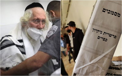 משמאל: הרב אליעזר ברלנד בדיון בשבועות האחרונים