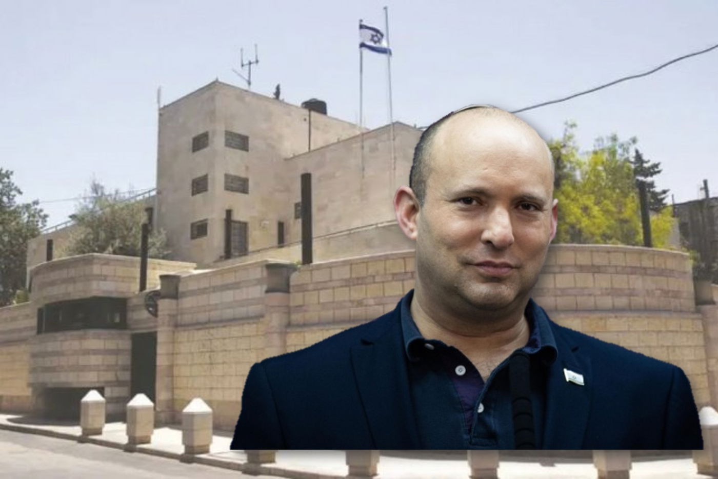 ראש הממשלה על רקע המעון בבלפור