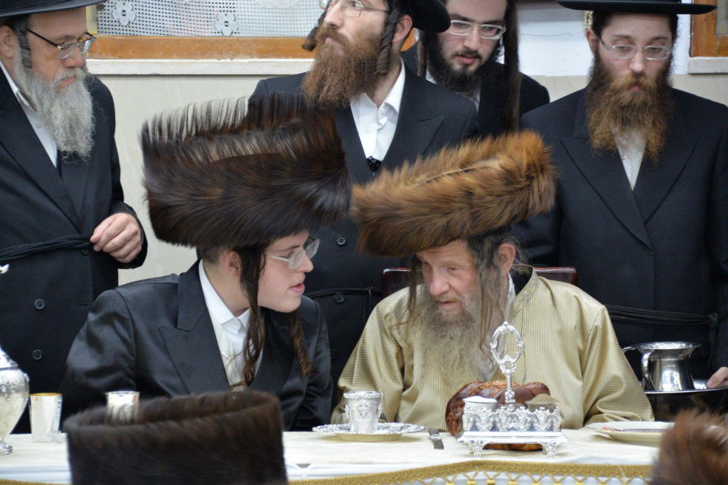 בלעלוב ניקלשבורג חגגו שבע ברכות לבן האדמו"ר