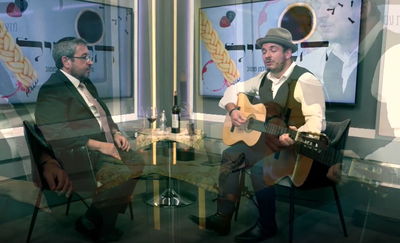 משה אוסדיטשר עם זלמן שטוב