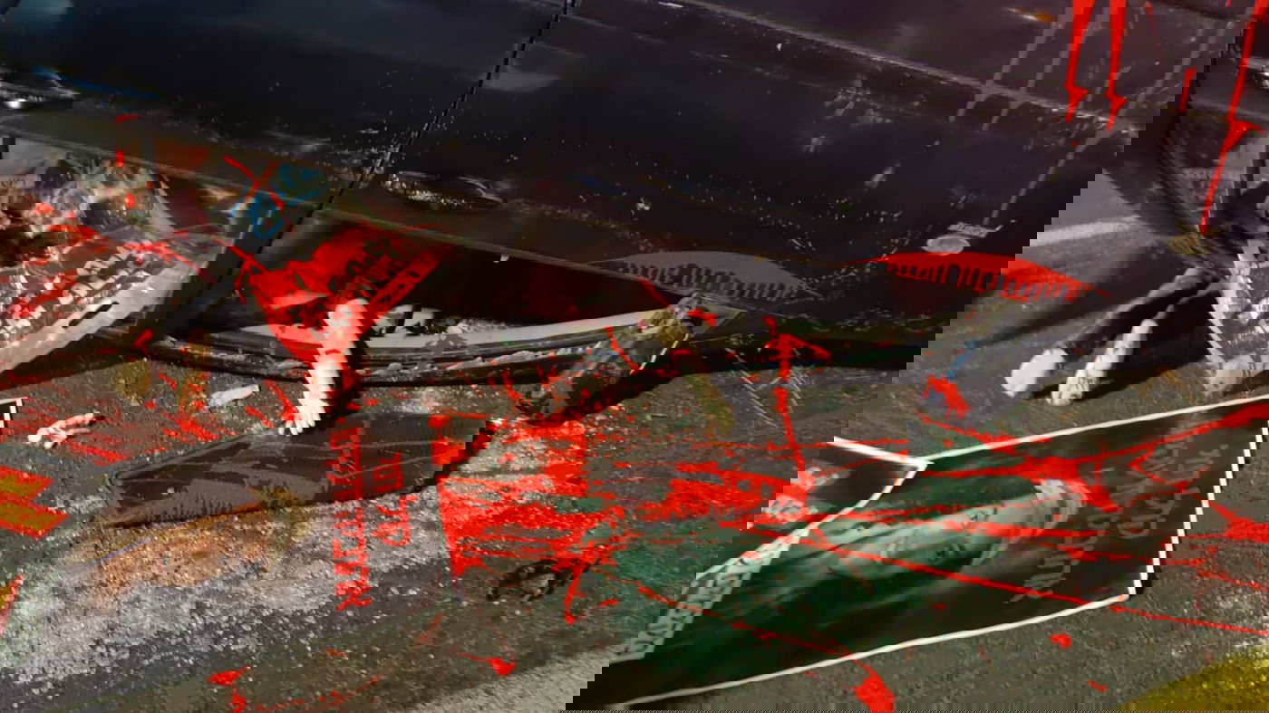 מחאת אהוביה סנדק ז"ל: דם ומכונית הפוכה