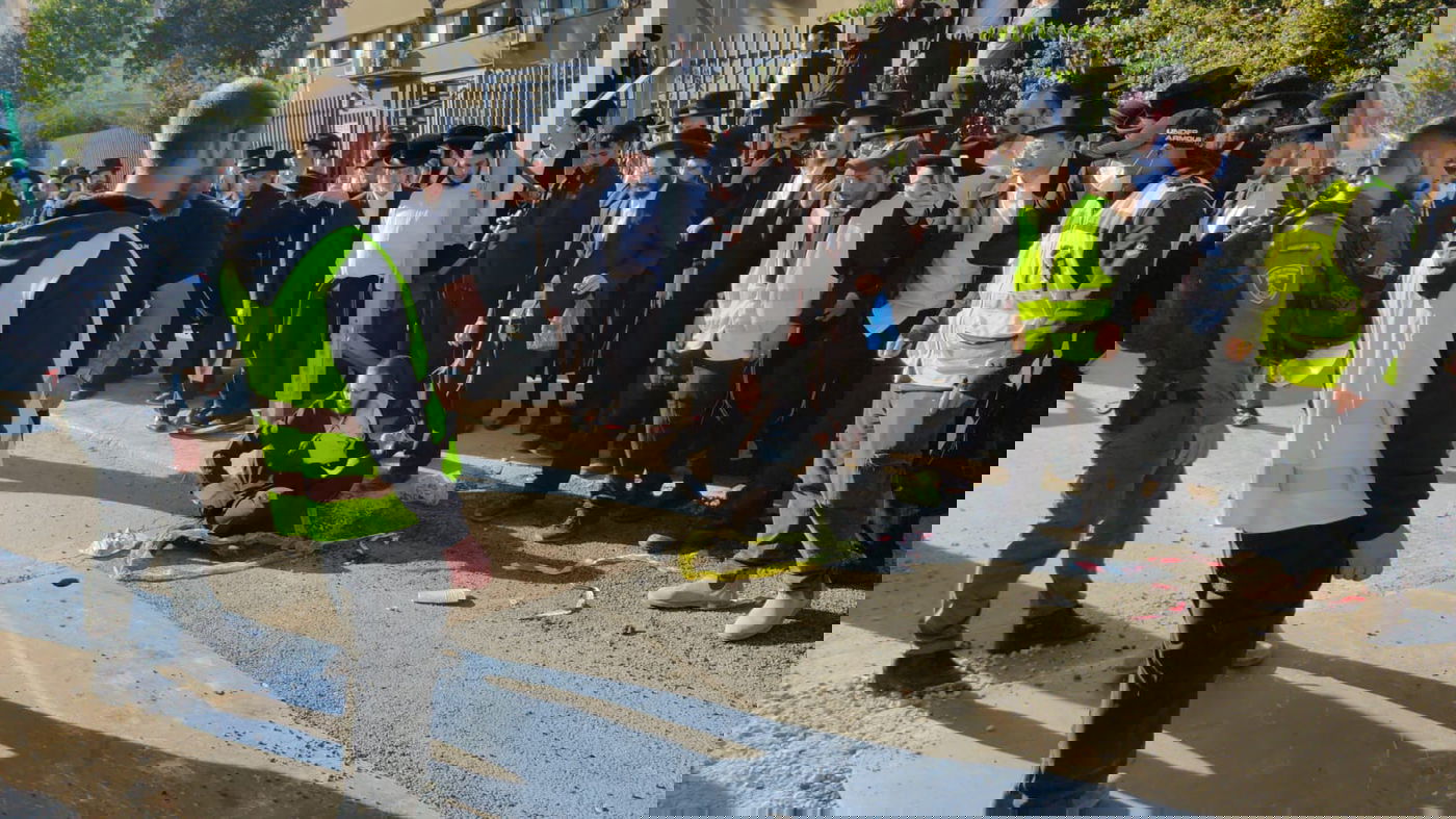 בר אילן: המשטרה מתיזה בואש על מפגינים